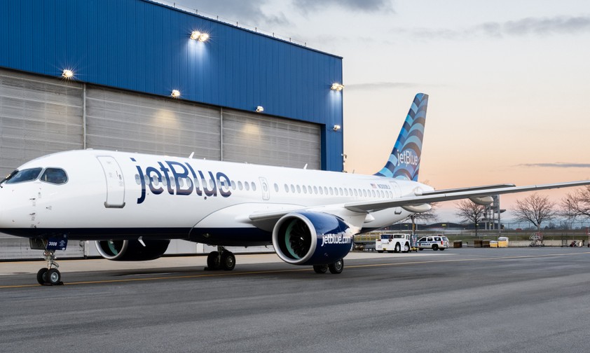 Die Kunden mit den meisten festen Airbus-A220-Orders: Jetblue kommt nun auf 100 bestellte A220-300. Acht davon waren bis Ende Januar 2022 schon ausgeliefert.