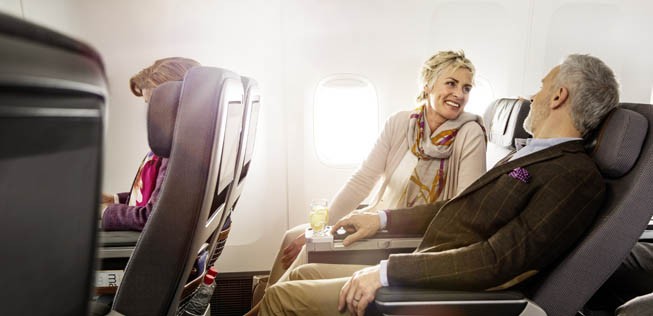 Premium Economy von Lufthansa: Für Meilensammler gibt es in der Premium Economy mitunter die besten Preise je 1000 gesammelte Meilen.