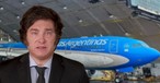 Javier Milei und ein Jet von Aerolíneas Argentinas: Argentiniens gewählter Präsident mag keine Staatsunternehmen.