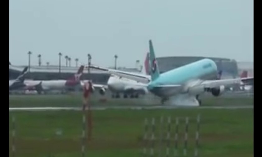 Die hüpfende Boeing 777