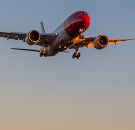 Dreamliner von Norwegian: Ziel USA.