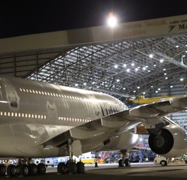 Airbus A380 bei Lufthansa Technik in Manila: Bald mehr Kapazität.