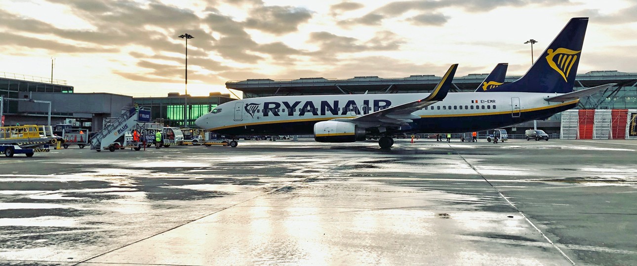 Ryanair: Plus 6,3 Prozent.