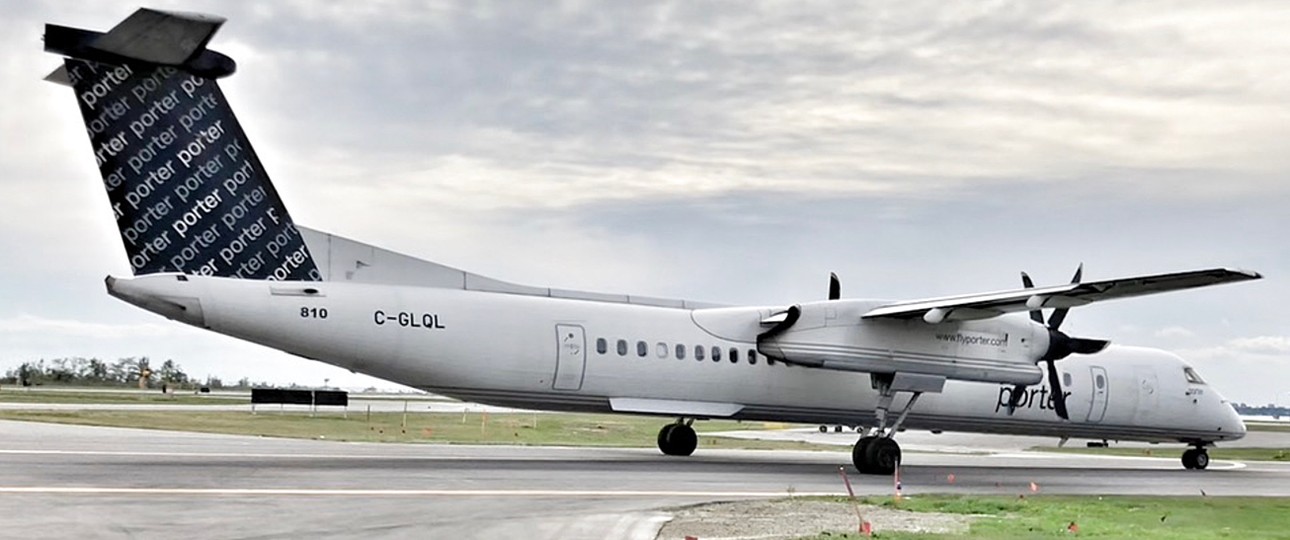 Dash 8 von Porter Airlines: Bald auch Embraer-Jets in der Flotte?