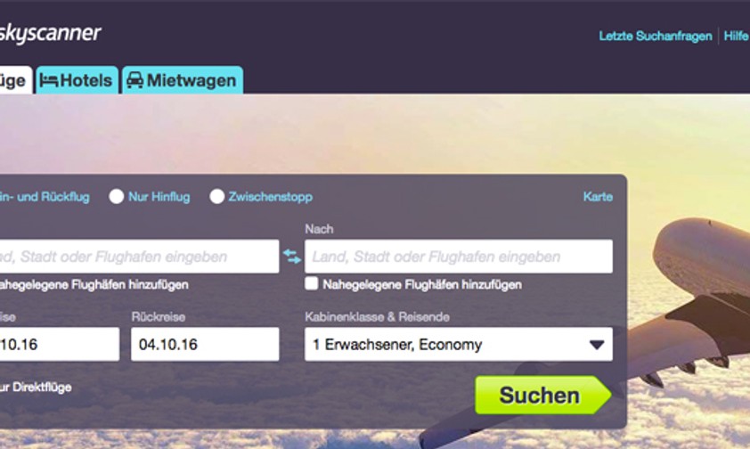 Skyscanner: Das Unternehmen begrüßt die Untersuchung.