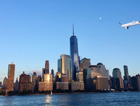 Airbus A350 in Farben von United über New York: Wird wohl keine Realität.