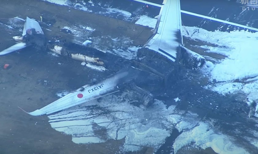 Außer Asche ist vom Airbus A350 nicht mehr viel übrig