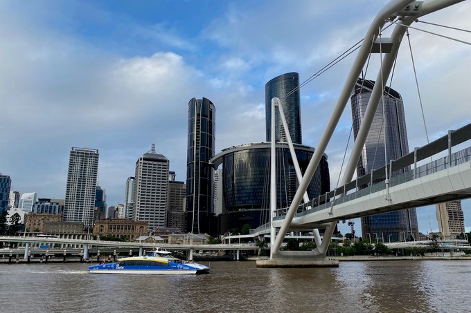 Blick auf Queen's Wharf