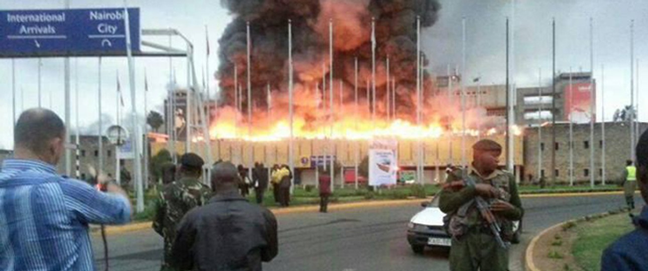 Flughafen Jomo Kenyatta: Der Airport steht in Flammen.