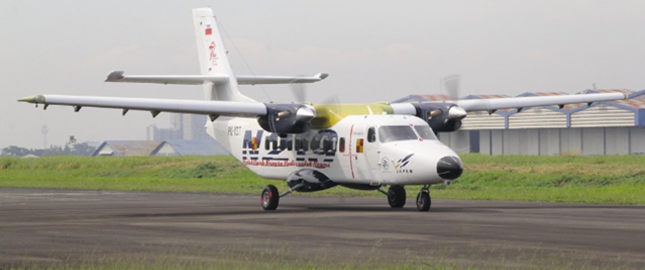 N219 am Husein Sastranegara Airport: Der Testflug dauerte rund 30 Minuten.