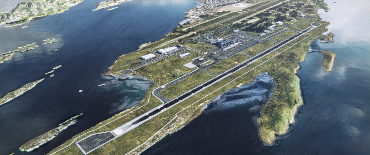 Der neue Flughafen Bodø: So soll er aussehen.