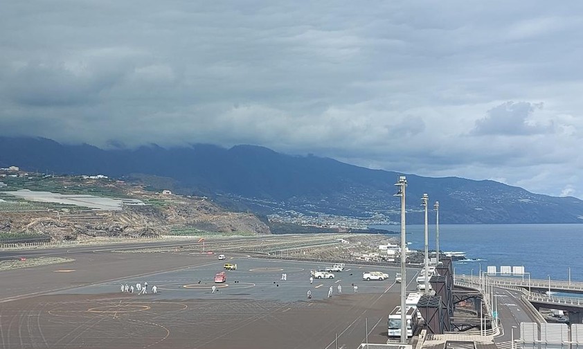 Asche auf dem Vorfeld: La Palma muss den Flugverkehr pausieren.