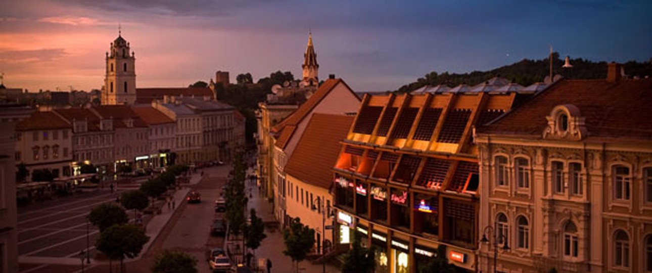 Vilnius - bald soll hier die Basis von Lithuanian Express sein.