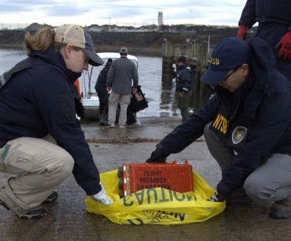 Blackbox nahe dem Potomac River: Soll Aufschluss über das Unglück geben.