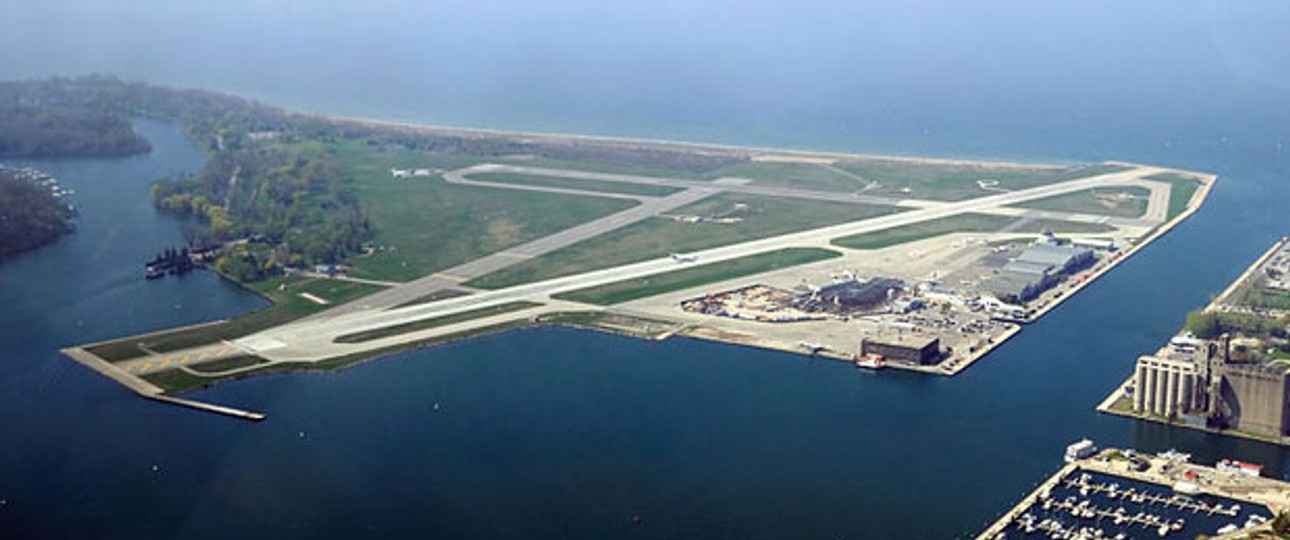 Billy Bishop Airport: Jets dürfen hier nicht landen.