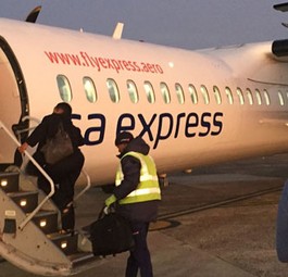 Flieger von South African Express: Bei der Regionalairline geht gar nichts mehr.