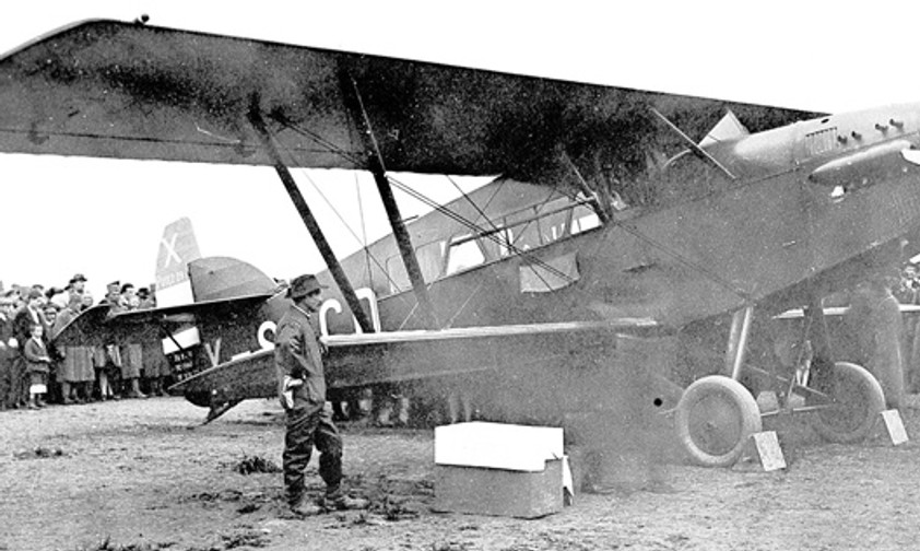 Die Potez 29 von Aeroput vor dem Start im Februar 1928.