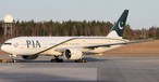 Die Boeing 777 AP-BGL von PIA (hier 2013 in Oslo): Seit 2020 am Boden.