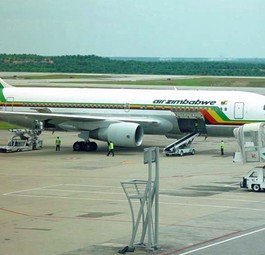 Boeing 767-200 der Air Zimbabwe: Arge Probleme.