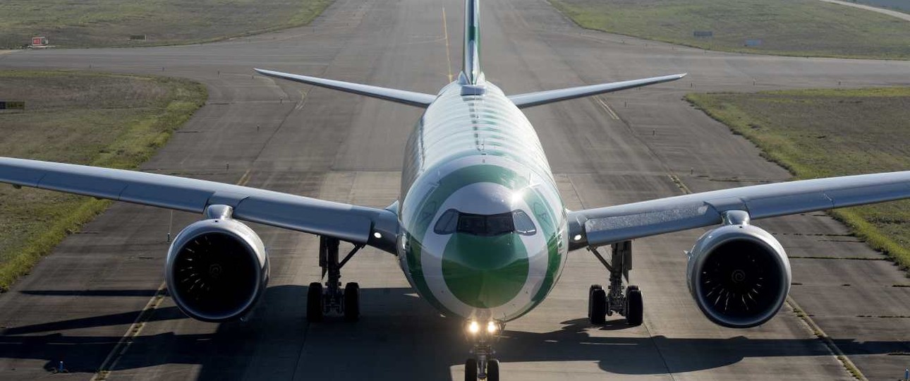 Ein Airbus A330 Neo von Condor: Die D-ANRA konnte erst 51 Tage nach dem Zwischenfall wieder in den Liniendienst zurückkehren.