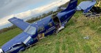 Die Piper M von Zero Avia: Der Flieger absolvierte eine Bruchlandung auf einem Feld.