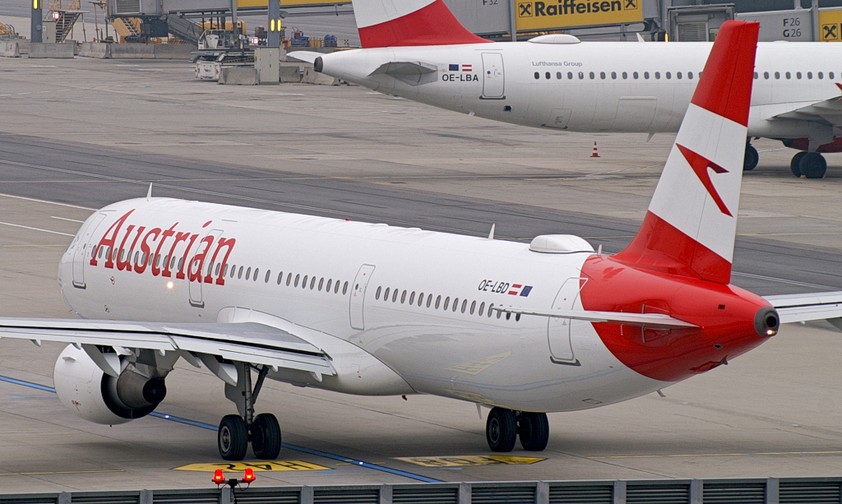 Airbus A321 von Austrian Airlines: Bis Ende des Jahres 70 bis 80 Prozent der Flotte reaktiviert.