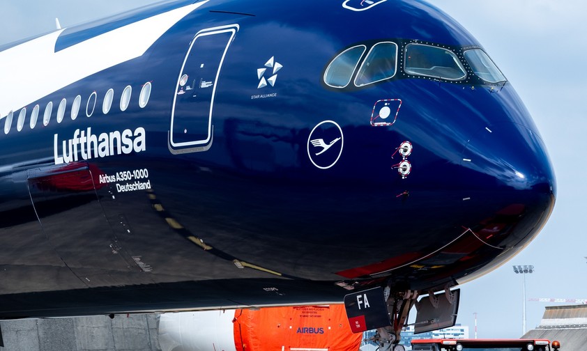 Der erste Airbus A350-1000 von Lufthansa: Soll ab Ende Oktober im regulären Einsatz stehen.