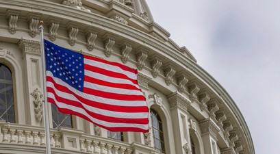 US-Flagge vor dem Kapitol: IN den USA ist ein neues Notam-System gestartet.