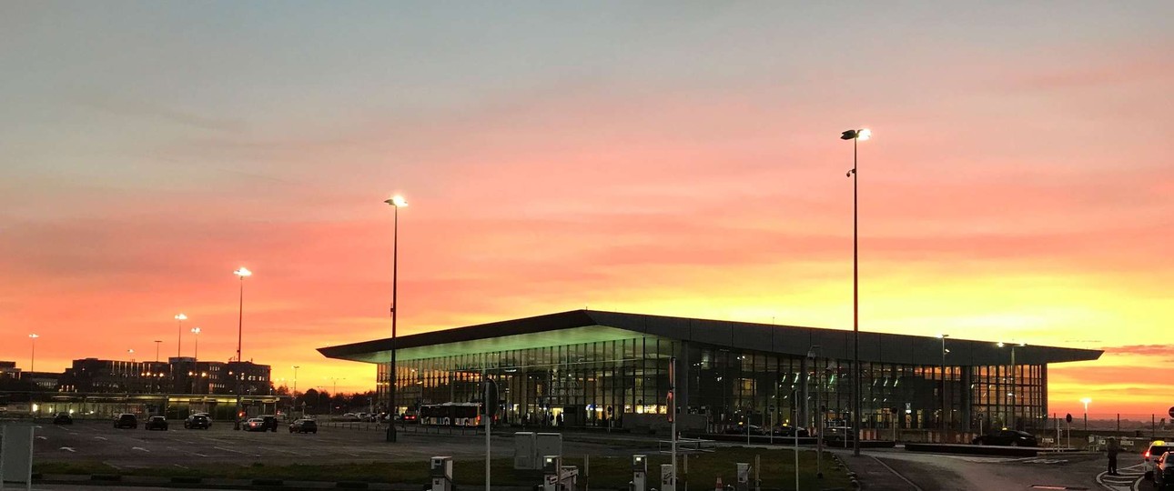 Das Terminal am Flughafen Luxemburg: Bald könnte es regelmäßige Passagierflüge nach China geben.