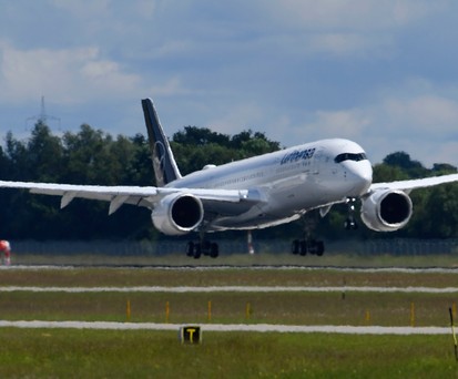Die D-AIXW: Lufthansas erster Airbus A350 mit First Class.