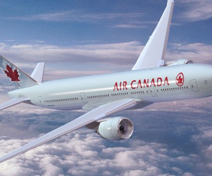 B777 von Air Canada: Wurde zum Rettungsflugzeug
