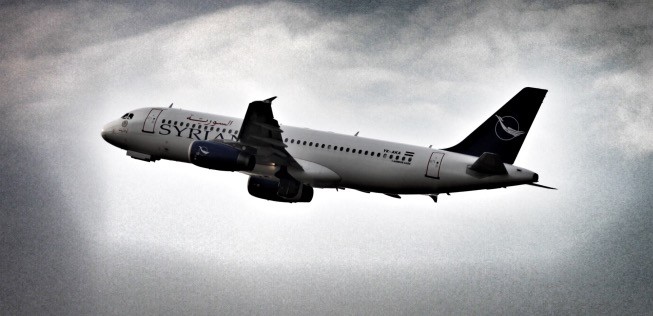 Airbus A320 von Syrian Air: Das Flugzeug kann derzeit nicht mehr fliegen.