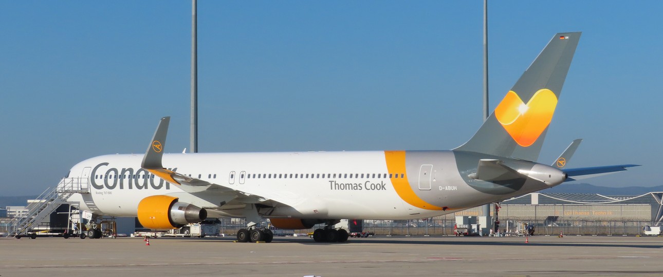 Boeing 767 von Condor: In Tunesien droht der Fluglinie Gefahr.