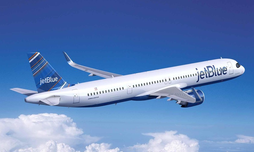 A321 LR von Jetblue: Mit dem neuen Airbus will die Airline über den Atlantik.
