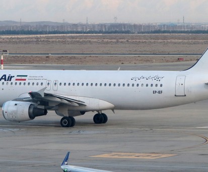 Airbus A320 von Iran Air: Trotz Sanktionen fliegen westliche Flugzeuge im Land.