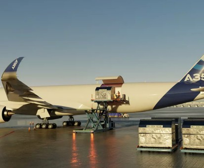 Visualisierung des Airbus A350 F: So soll er aussehen.