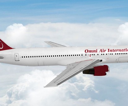 Flugzeug von Omni Air: Die Firma gehört bald zur Air Transport Services Group.