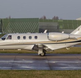Cessna Citation in Manchester: Fußballklubs beleben das Geschäft.