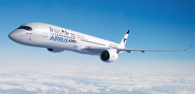 Airbus A350 in den Farben von Iran Air: Der Deal ist gefährdet.