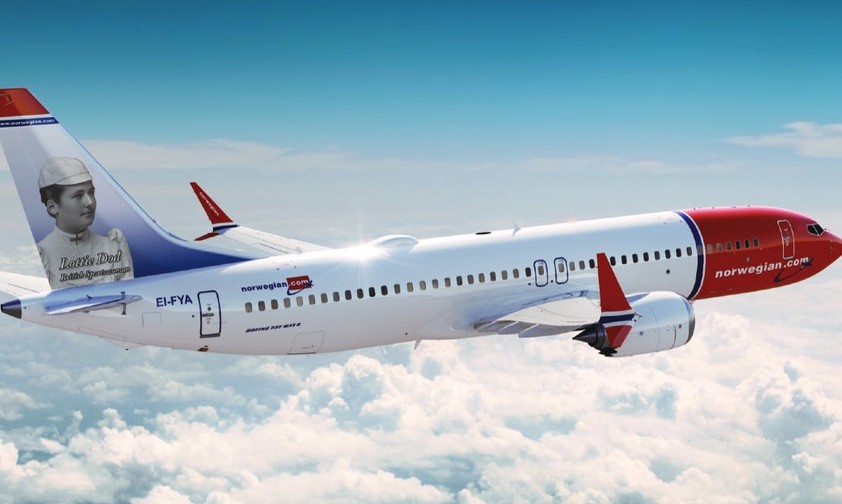 Boeing 737 Max from Norwegian.