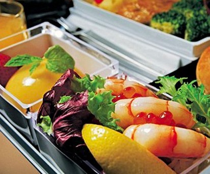 Menu bei Singapore: So schmackhaft es aussieht - am Boden wird es versalzen schmecken.