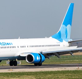 Boeing 737 von Pobeda: Zu wenig Ersatzteile.