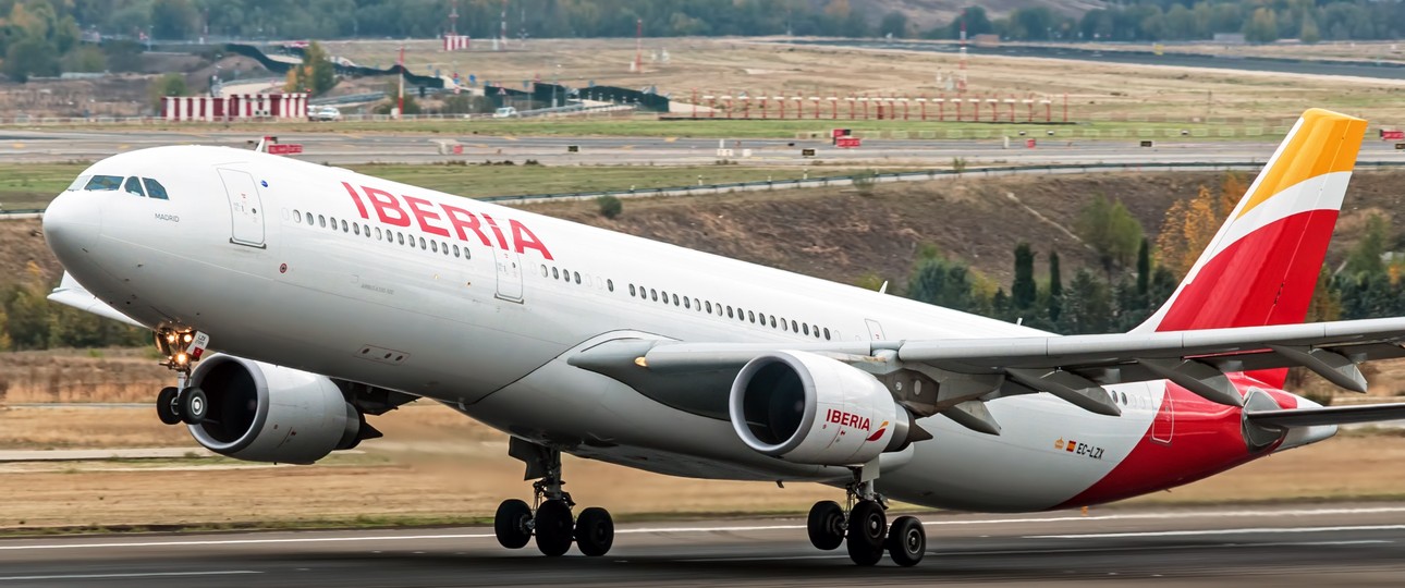 Airbus A330 von Iberia: Mit diesem Flugzeugtyp fliegt die Airline normalerweise nach Caracas.