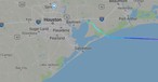 Route der Maschine auf Flightradar: Die 767 flog von Miami Richtung Houston.