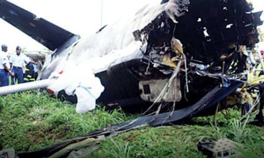 Das Wrack der Embraer E120: Keine Überlebenden.