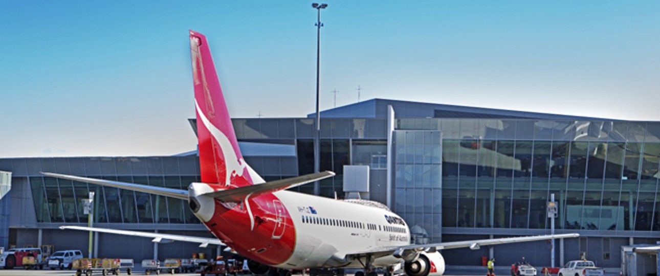Qantas-Jet am Flughafen Canberra (Symbolbild): Keine besten Freunde.