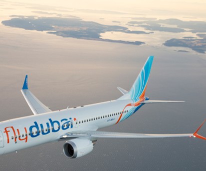 Boeing mit der Registrierung A6-MAX: Die erste 737 Max 8 von Flydubai.