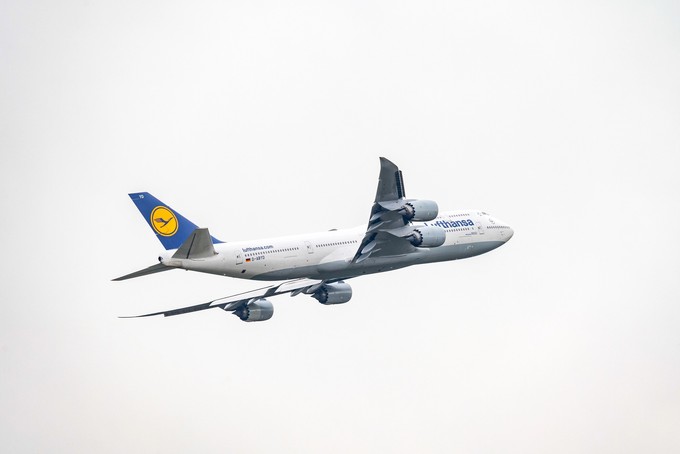 Boeing 747-8 mit der Kennung D-ABYD: Hier noch im Dienst bei Lufthansa.