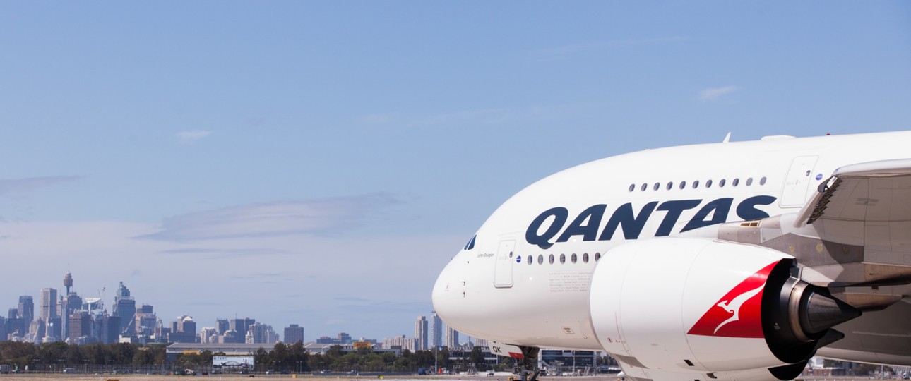 Airbus A380 von Qantas: Ein Werkzeug blieb der Tragfläche.
