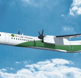 Maschinen von Bombardier: Air Côte d'Ivoire will ihre Flotte erneuern.